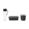 Brabantia set petit-déjeuner et déjeuner make take dark gre gris foncé