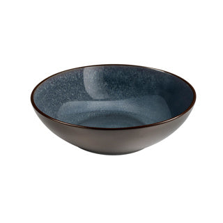 Sentiment de la plaque de pâtes indigo 18 cm