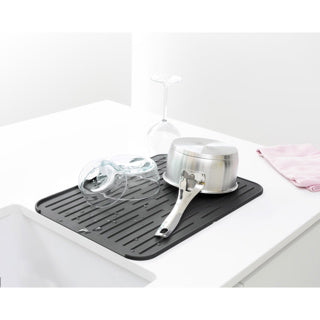 Brabantia sinkide silicone droripmat - gris foncé