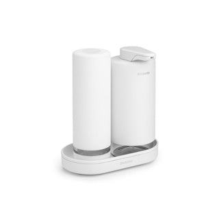 Ensemble de distributeur de savon de puits de puits de brabantia - Mineral frais blanc