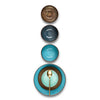 Sentiment Indigo Gourmet Plate de 24,5 cm