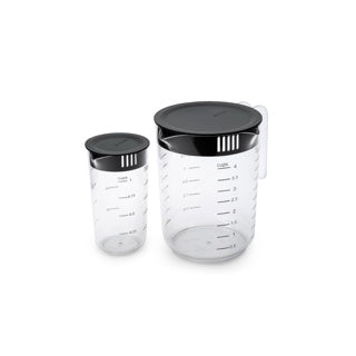 Brabantia savoureuse + tasse à mesurer 2 gris foncé gris foncé
