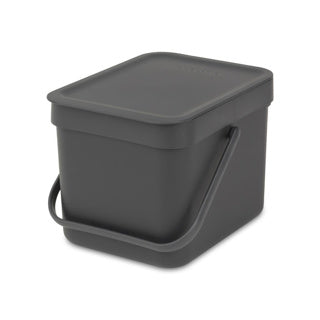 Brabantia gaspillement bac Toi 6L Gray