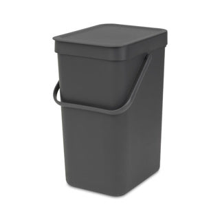 Brabantia gaspillement bac trie 12l gris
