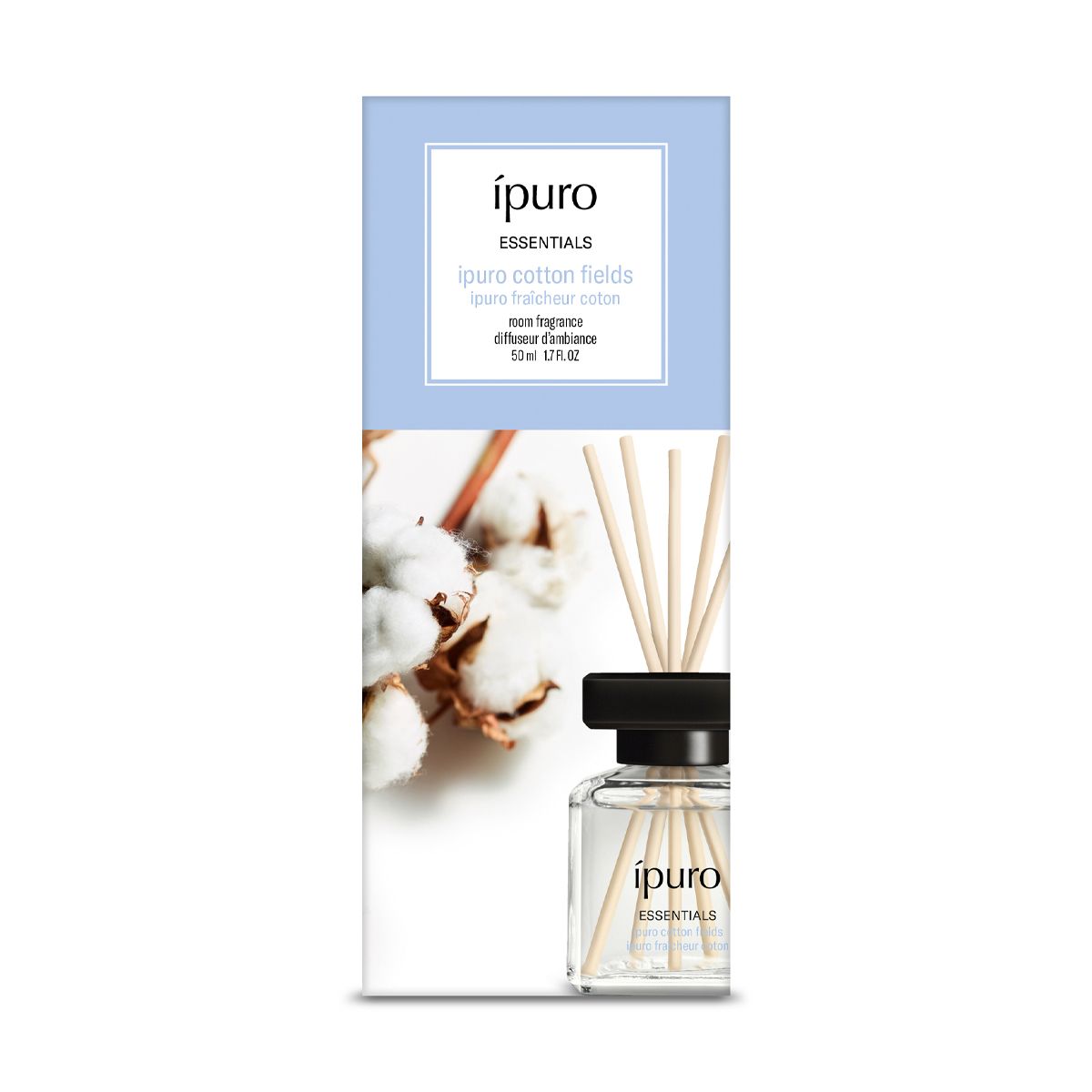 Champs de coton diffuseur de parfum Ipuro 50 ml