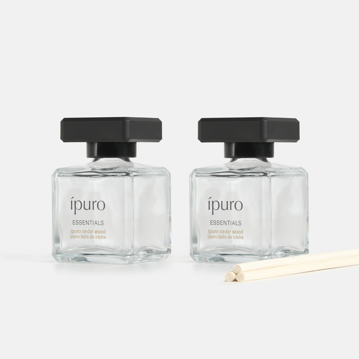 Ipuro diffuseur de parfum bois de cèdre 2 x 50 ml