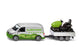 Siku VW T6 avec tondeuse à gazon 2005