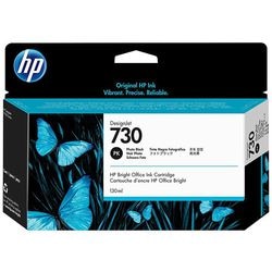 Cartouche d'encre hp designjet 730 p2v67a photo noir