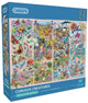 Gibsons - créatures curieuses (par Janice Daughters) - 1000 pièces 68×49cm (l×h) - puzzle pour adultes