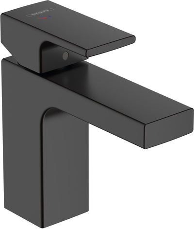 Forme vernis Hansgrohe - mitigeur de lavabo - commande monocommande - avec garniture de vidage - taille 100 mm - noir mat