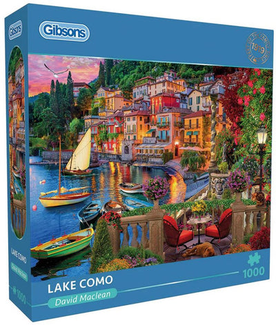 Gibsons - lac de Côme (par David Maclean) - 1000 pièces 68×49cm (l×h) - puzzle pour adultes