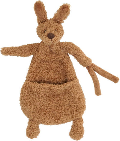 Doudou Happy Horse Kangourou Kick 22 cm - marron - cadeau bébé