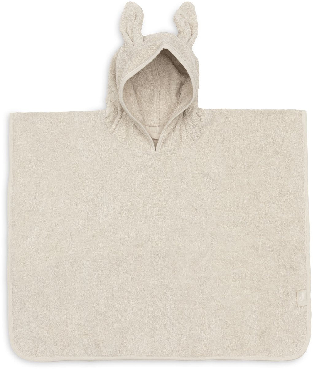 Poncho de bain Jollein éponge sable