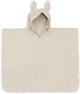 Poncho de bain Jollein éponge sable