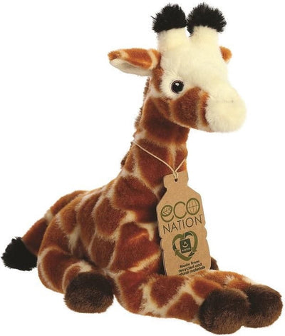 Eco Nation Pluchen Cuddle Giraf 26 cm