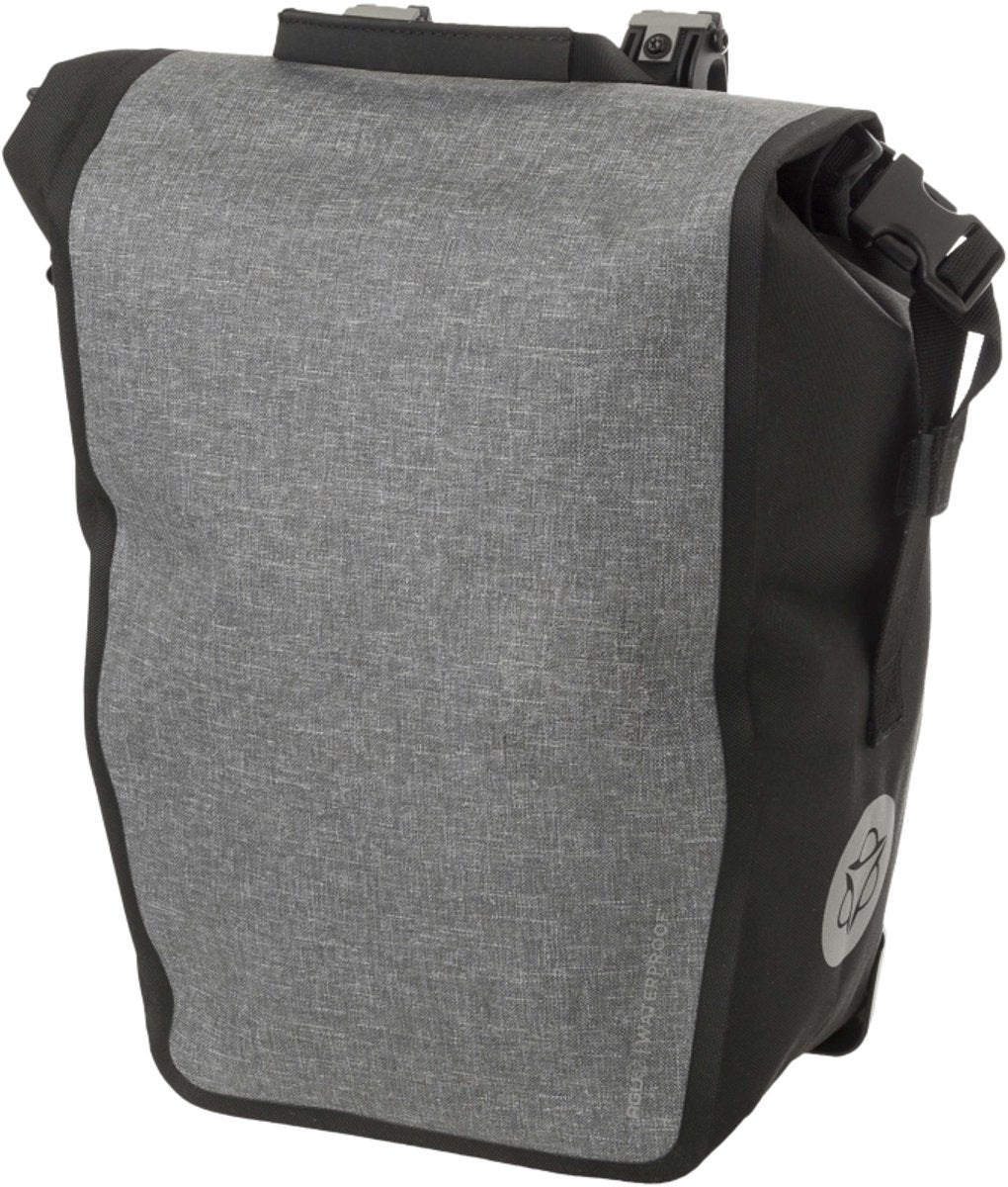 Agu clean single sac de vélo abri click'ngo gris moyen mélangé