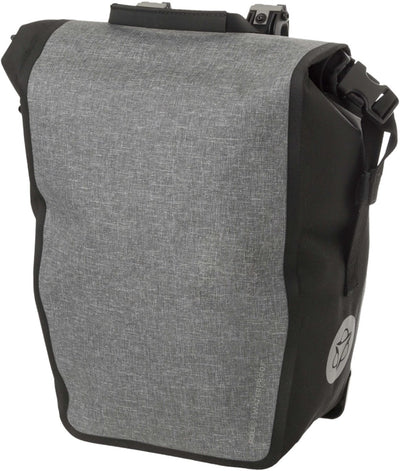 Agu clean single sac de vélo abri click'ngo gris moyen mélangé