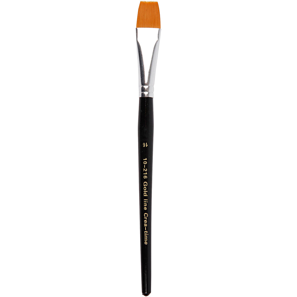 Creativ Company Gold Line Brosses, DIM 16, L: 19 cm, B: 17 mm, 6 pièces 1 boîte