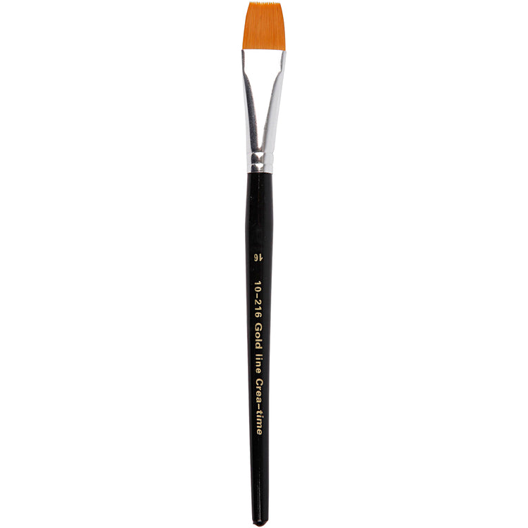Creativ Company Gold Line Brosses, DIM 16, L: 19 cm, B: 17 mm, 6 pièces 1 boîte