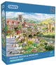 Gibsons - canards flaques d'eau pagayant (par richard macneil) - 1000 pièces 68×49cm (l×h) - puzzle pour adultes
