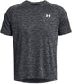 Under Armour UA Tech Texture Red SS-BLK Chemise de sport pour hommes - Noir - Blanc