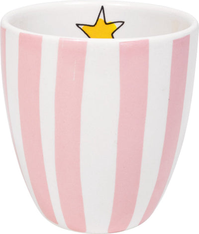 Blond Amsterdam, juste rattrapage, mini mug rayure rose sans oreille, 0,2l