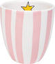 Blond Amsterdam, juste rattrapage, mini mug rayure rose sans oreille, 0,2l