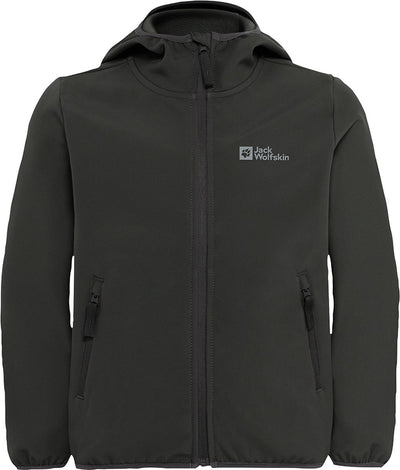 Jack Wolfskin Fourwinds Jacket Veste d'extérieur pour enfants - Noir granit - 128