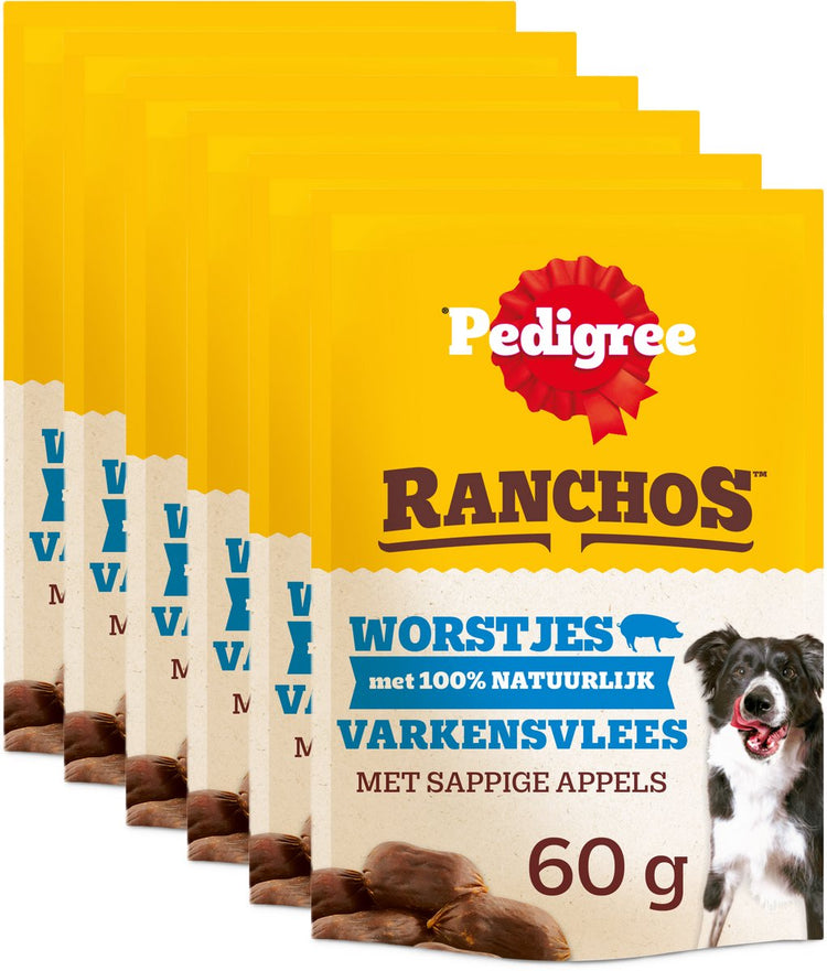 Snacks pour chiens Pedigree - saucisses ranchos - 7x70g