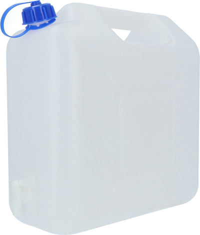 Carpoint eau cruche 15 litres - avec robinet - plastique - avec poignée - bouchon à vis - pour le transport en camping