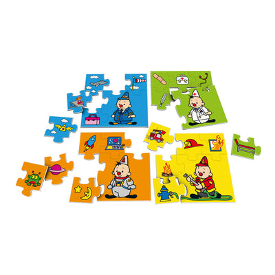 Bumba Puzzle Professions, 4in1