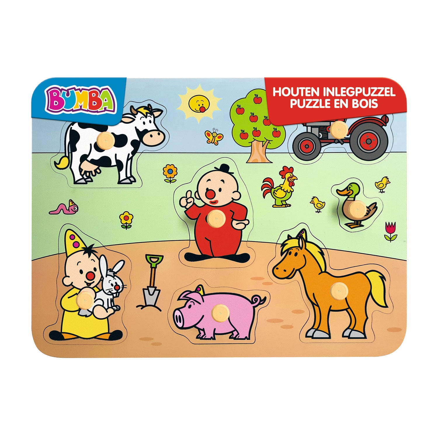 Bumba Houten Puzzle Farm
