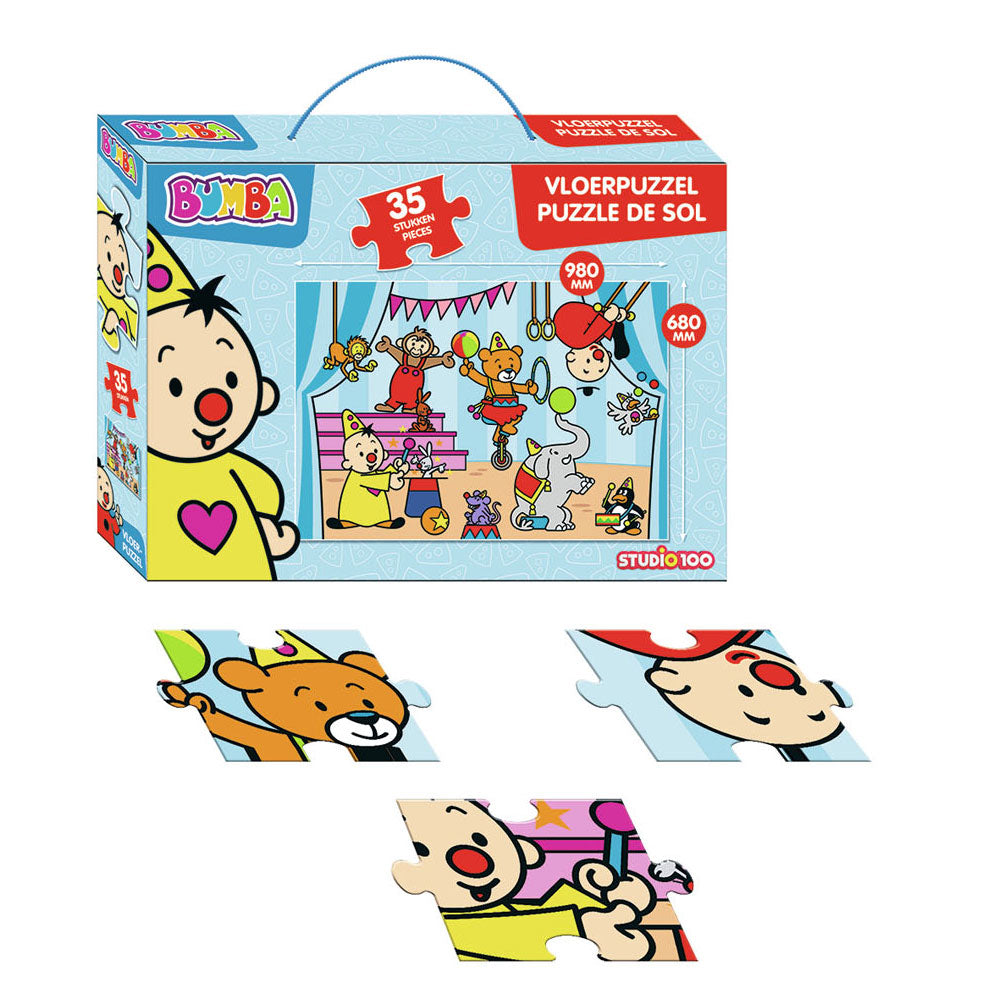 Puzzle du studio 100 au sol