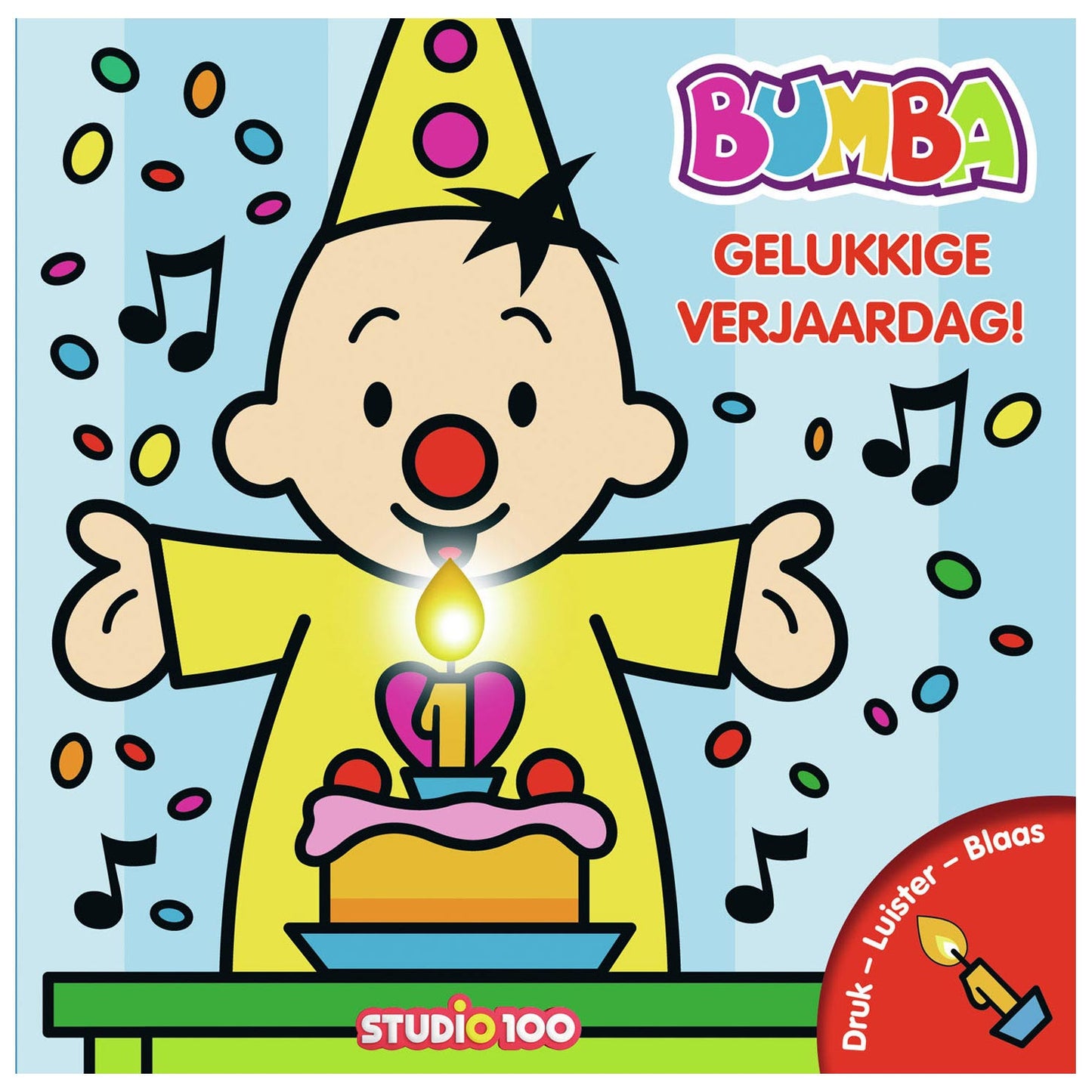 Studio 100 Livre d'anniversaire avec bougie et musique