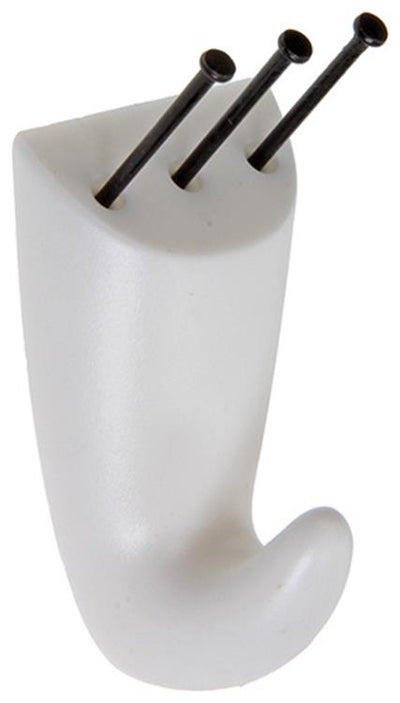 3m 1052426 - crochet pour plâtre et bois médium blanc | 1 pièce