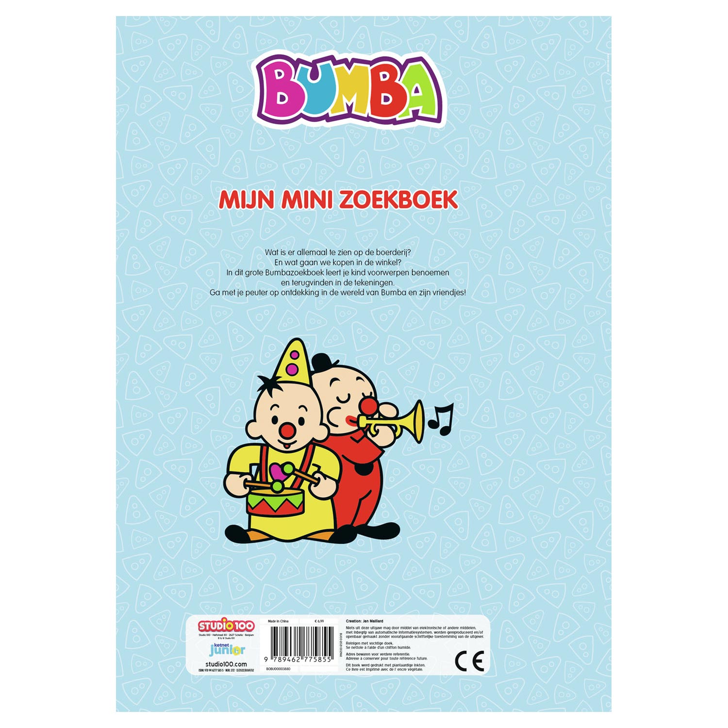 Studio 100 Bumba mon mini livre de recherche