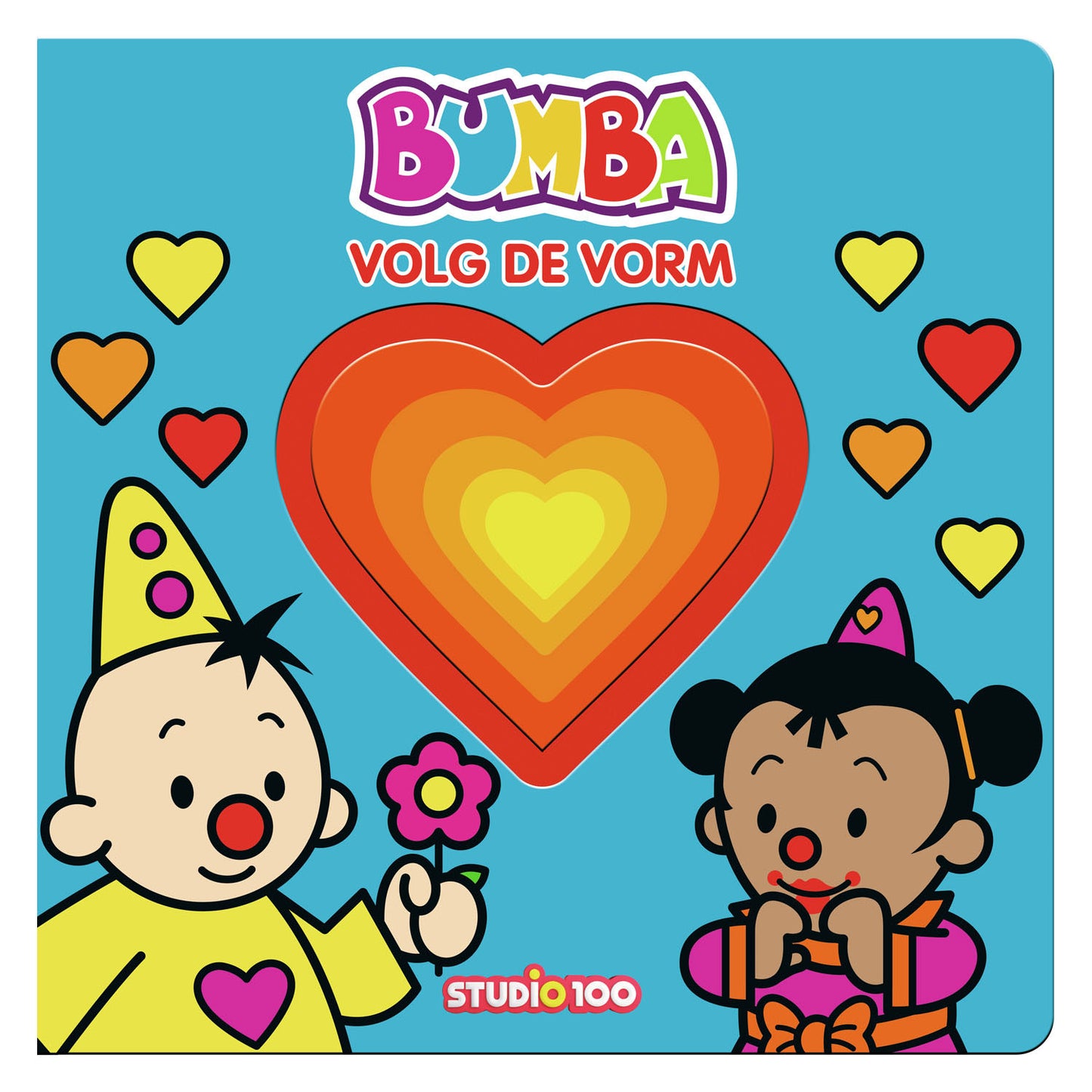 Livre en carton de Bumba avec traces - Suivez la forme