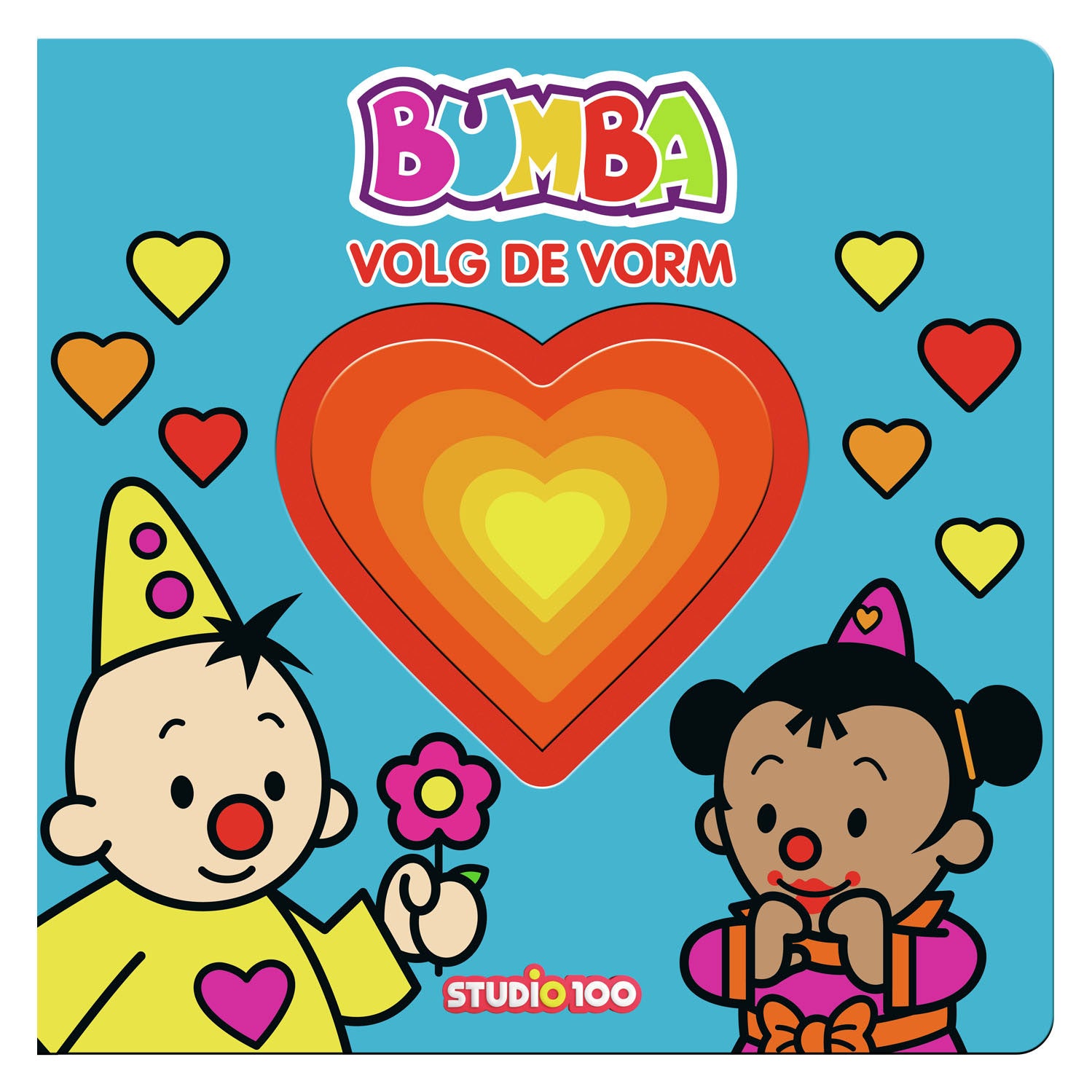Livre en carton de Bumba avec traces - Suivez la forme