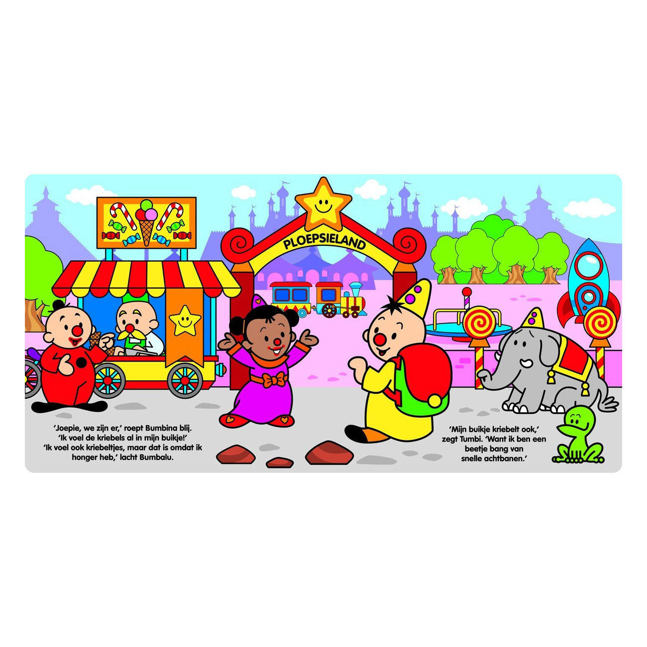 Studio 100 Book en carton avec volets Parc d'attractions