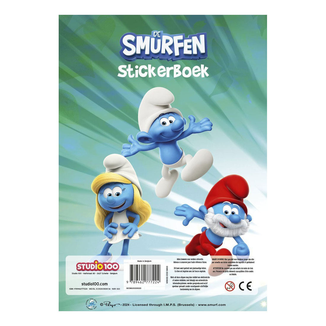 Studio 100 de Smurfen StickerBoek