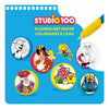 Studio 100 couleurs avec livre de coloriage d'eau
