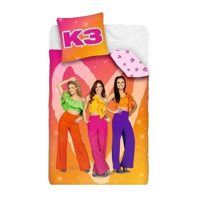 K3 1 personne housse de couette toutes couleurs
