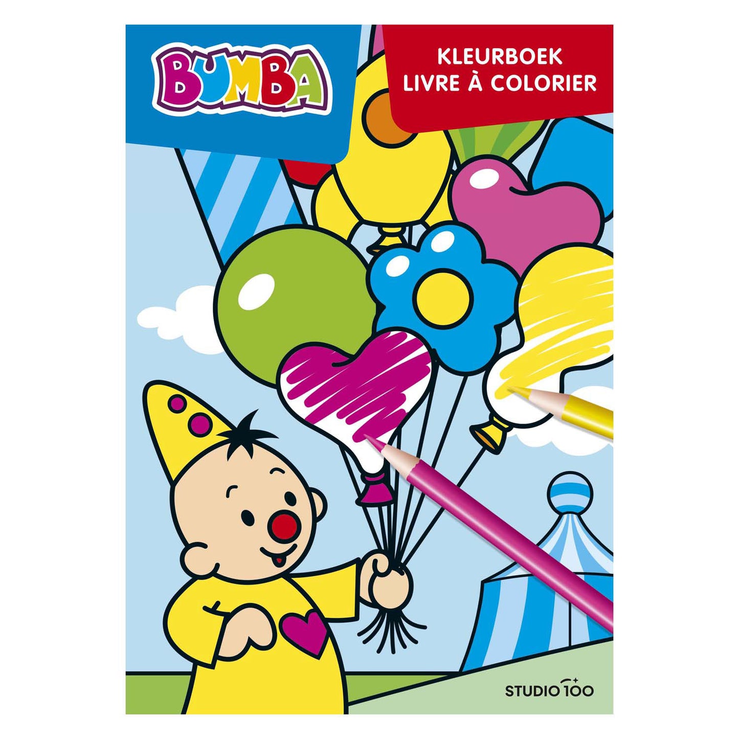 Studio 100 Bumba Color Book - Ballons