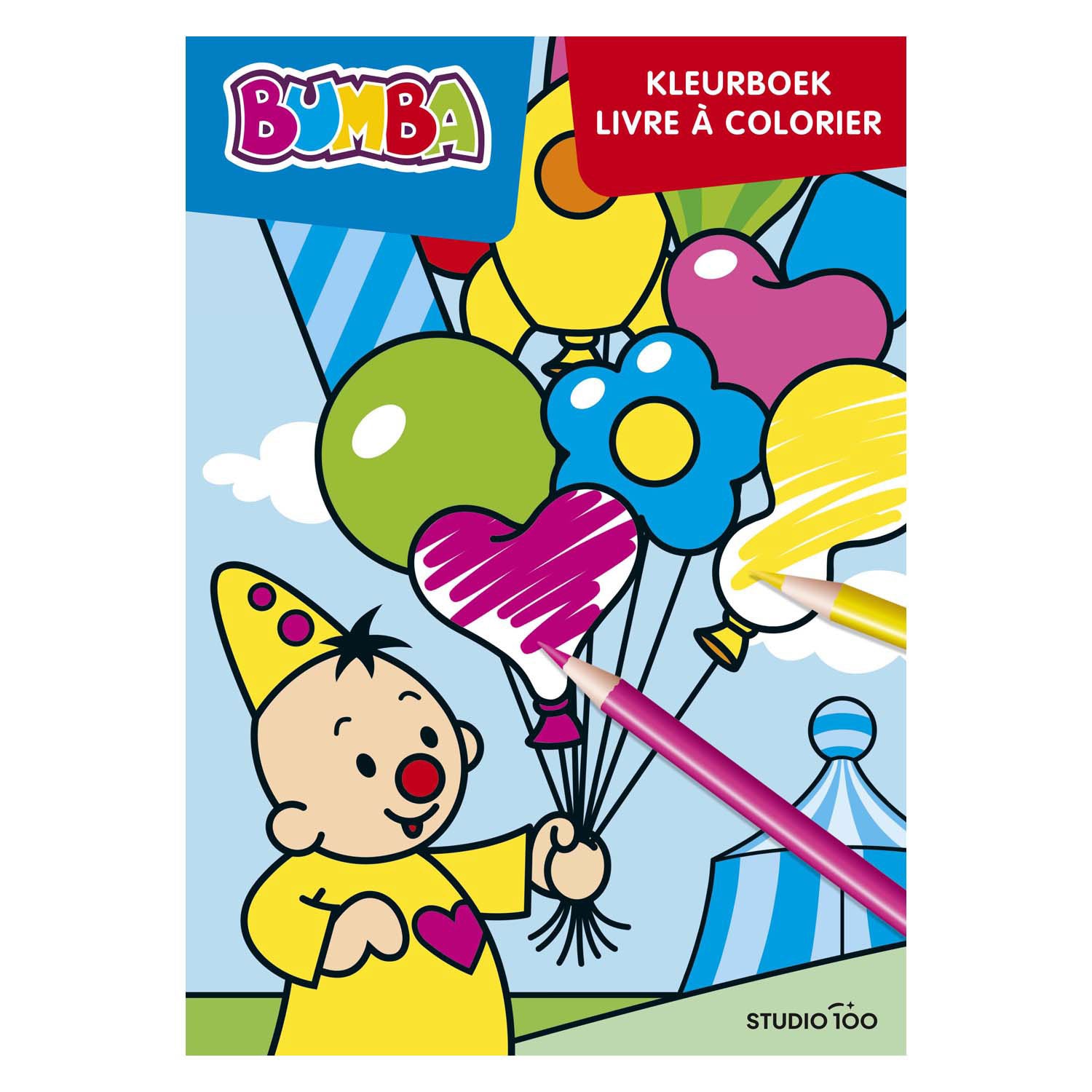 Studio 100 Bumba Color Book - Ballons