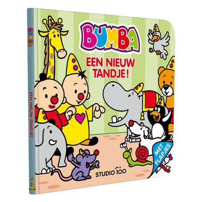 Livre cartonné Bumba à rabats : une nouvelle dent | 2 pièces