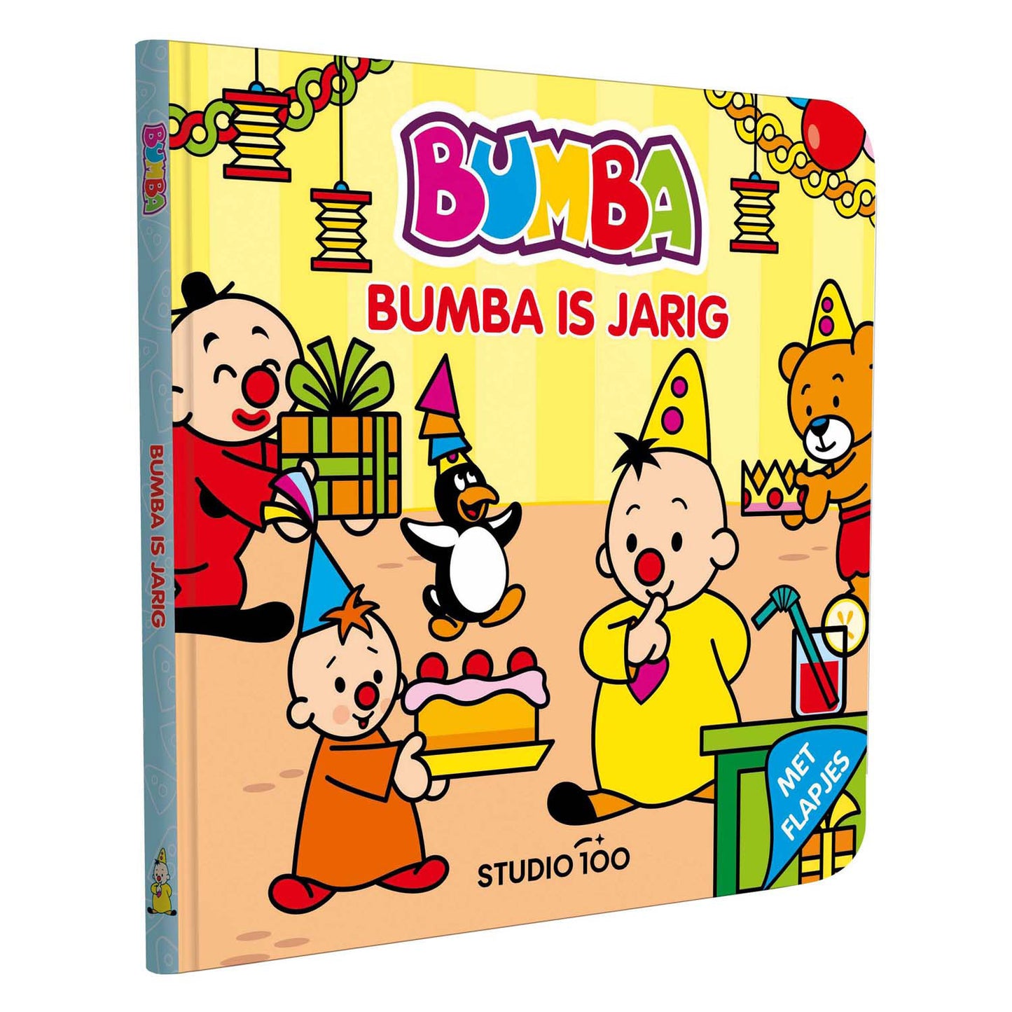 Livre cartonné à rabats Studio 100 bumba : l'anniversaire de bumba | 2 pièces