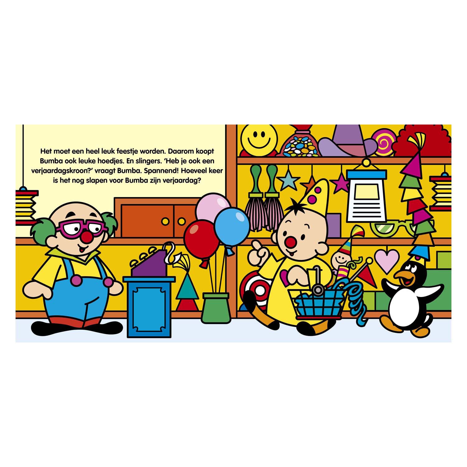 Livre cartonné à rabats Studio 100 bumba : l'anniversaire de bumba | 2 pièces