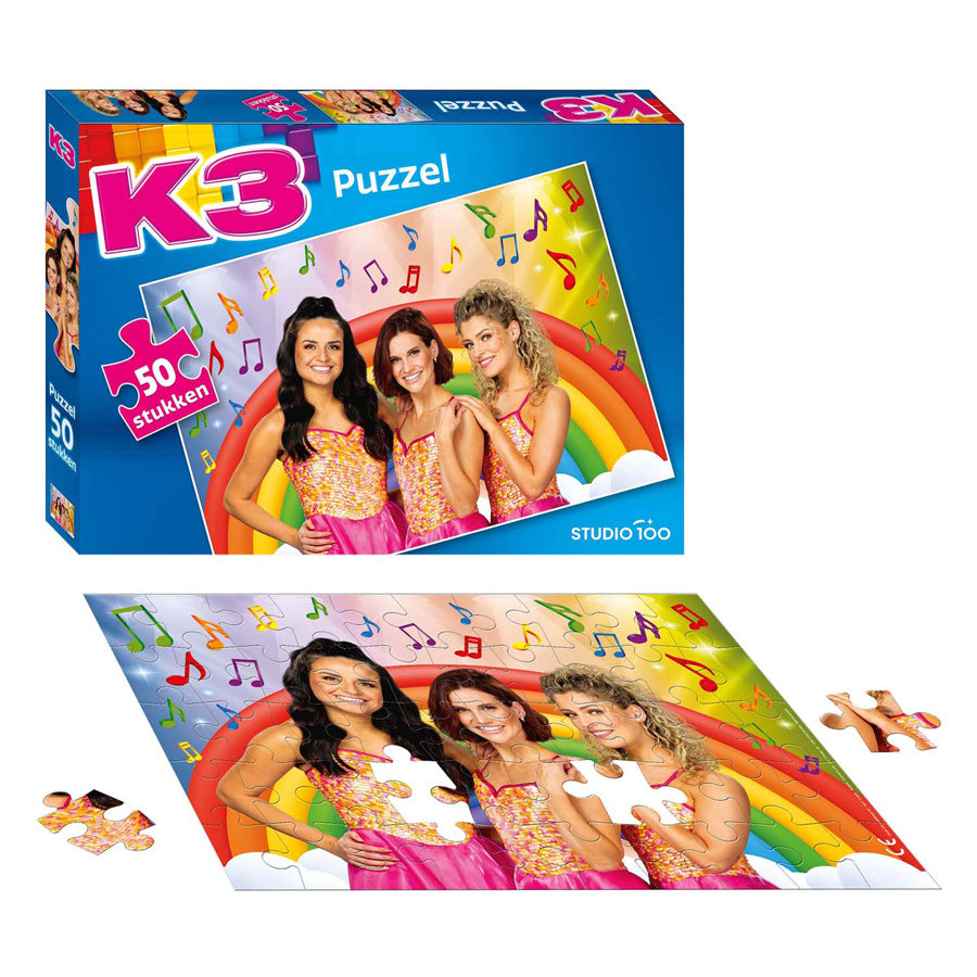 Studio 100 K3 Puzzle de robe de sirène 50e