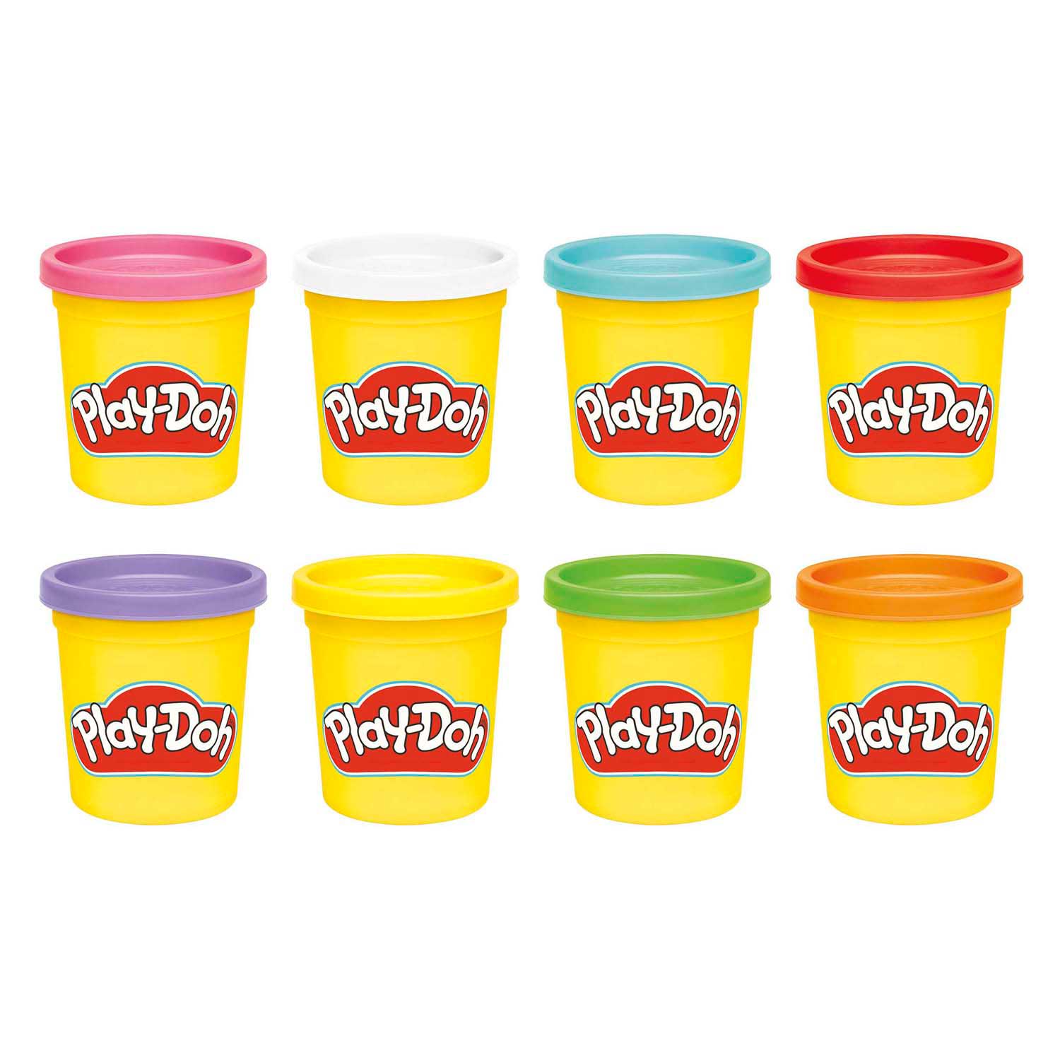Play-doh arc-en-ciel - 8 pots en argile