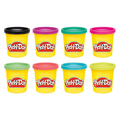 Play-doh vibrant - 8 pots en argile